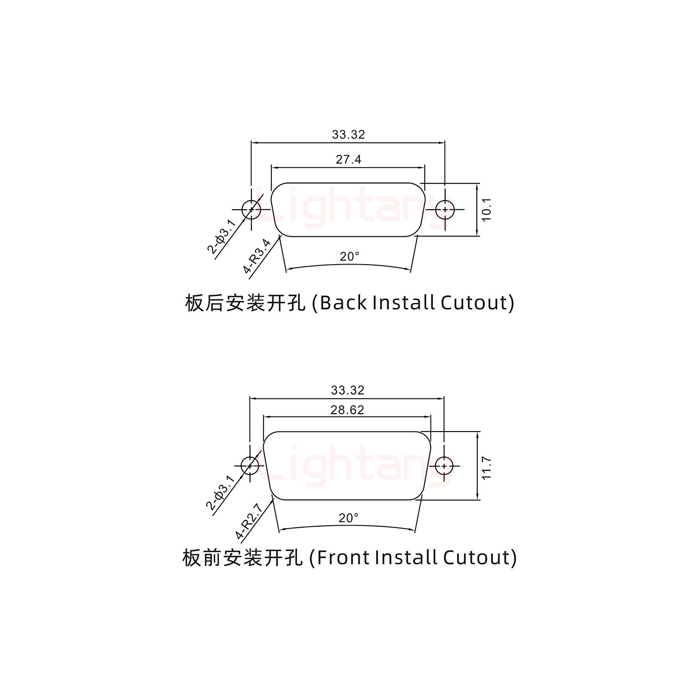 防水DB15 公 焊線式 鎖螺絲 車(chē)針