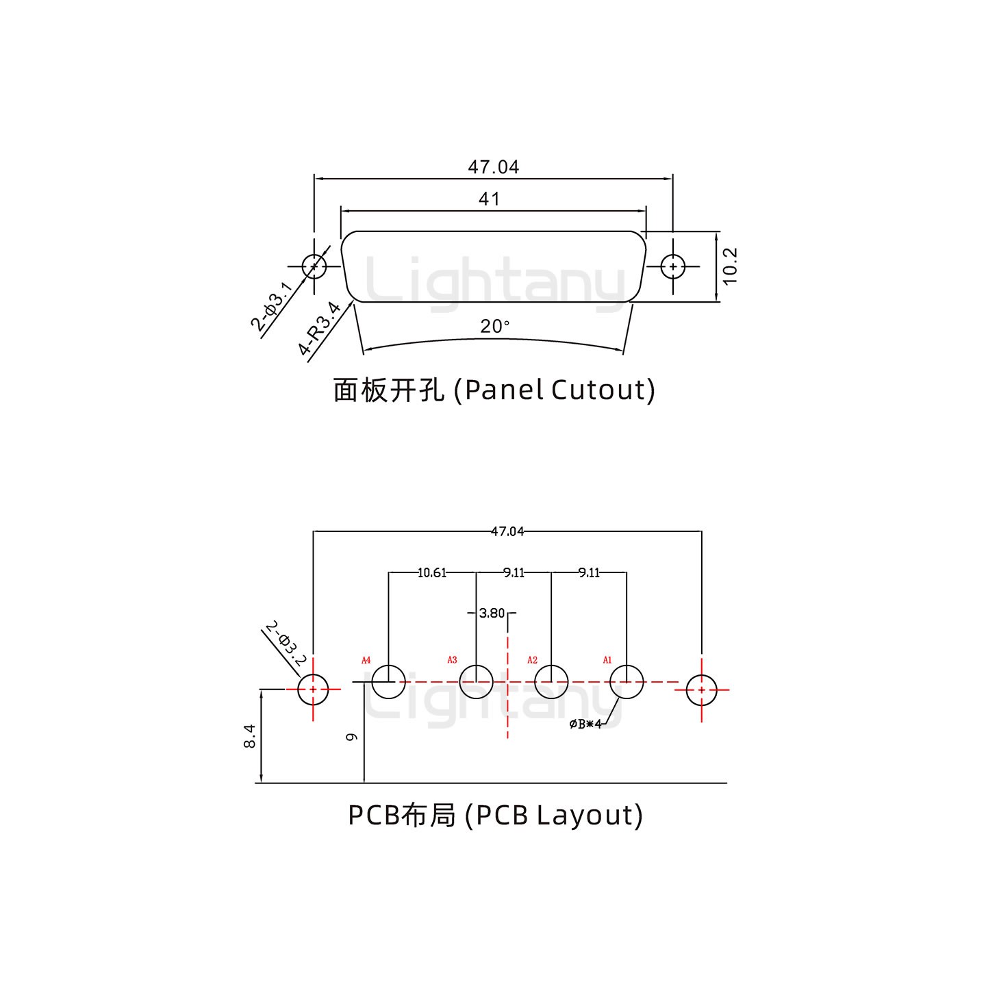 防水4W4母彎插板/鉚支架/鎖螺絲/大電流40A